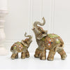 Geluks Olifant Welvaart Sculptuur