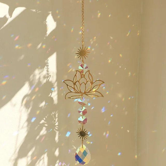 Élégant pendentif attrape-soleil
