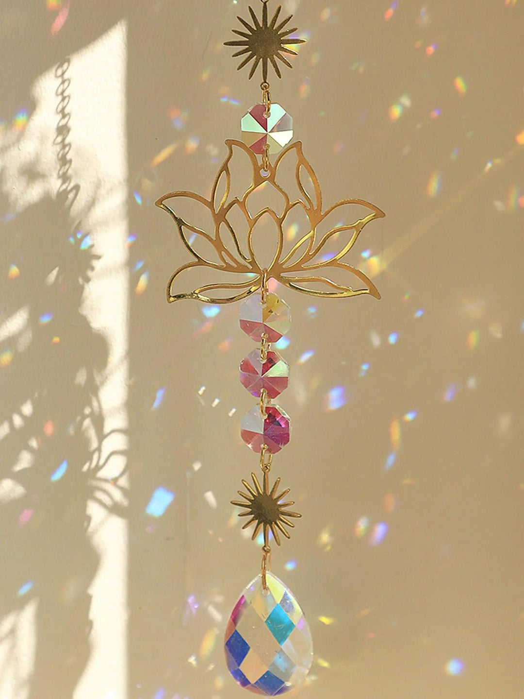 Élégant pendentif attrape-soleil