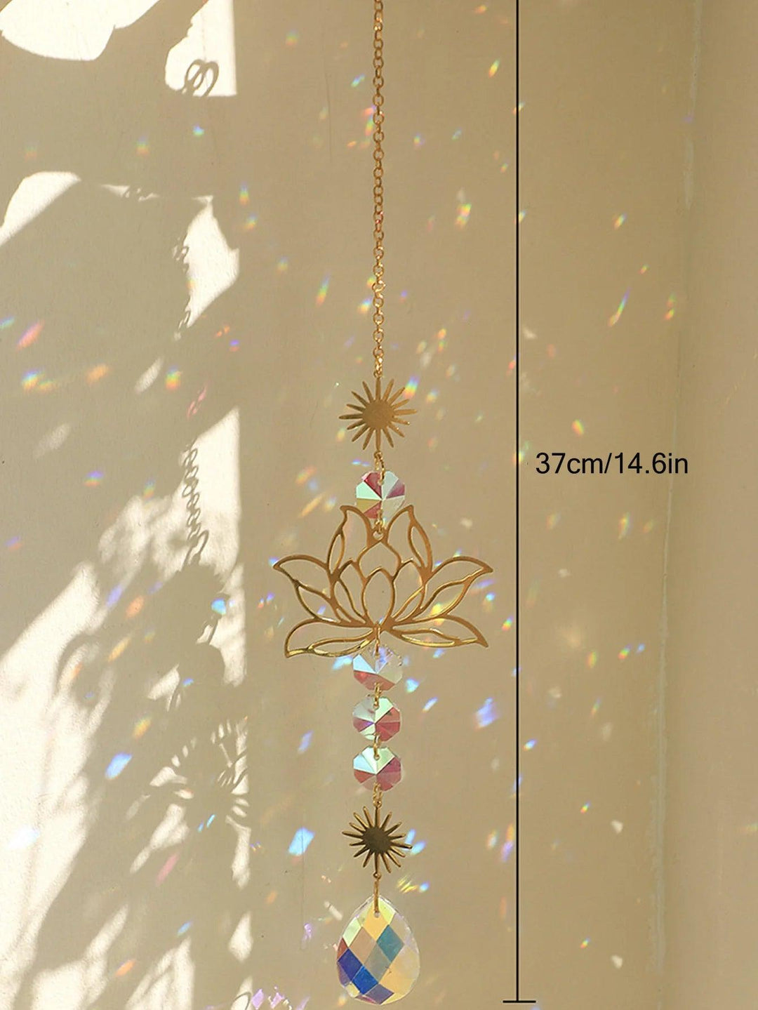 Élégant pendentif attrape-soleil