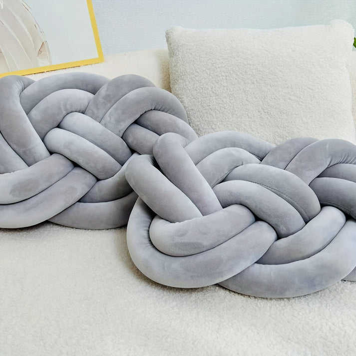 Set of 2 Decorative Plush Cushions