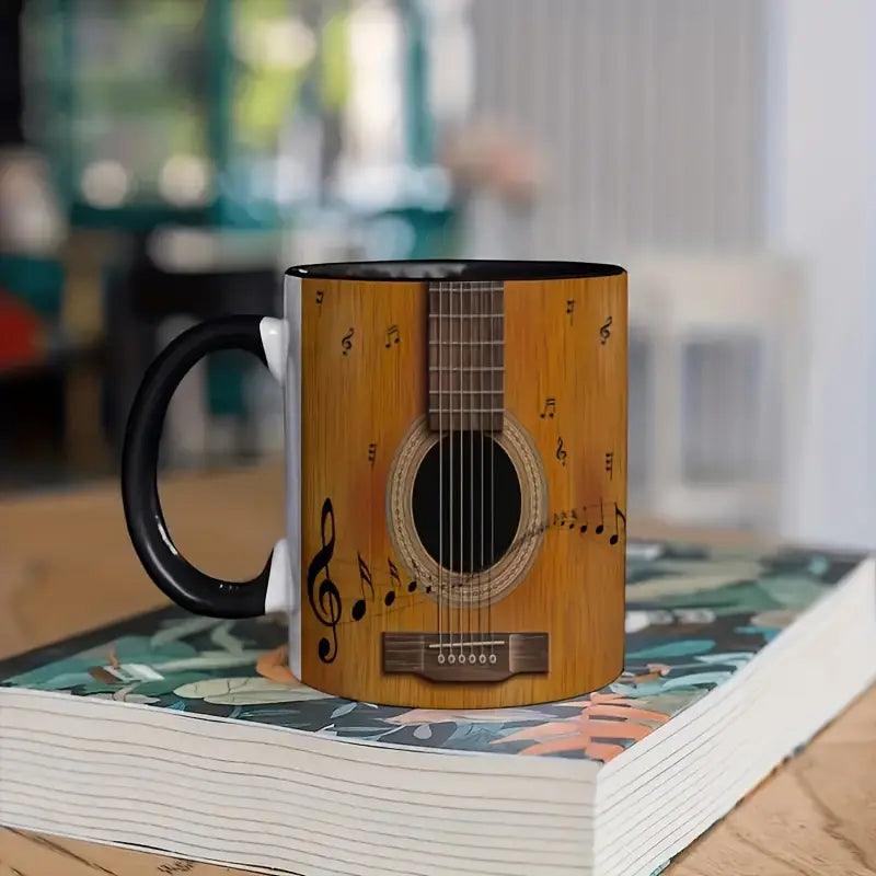 Guitar Theme Ceramic Coffee Mug