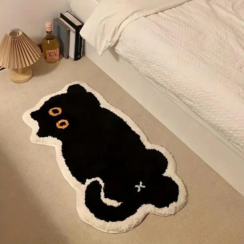 Amanti dei gatti Attenzione! Accogliente Tappeto in Finto Cashmere