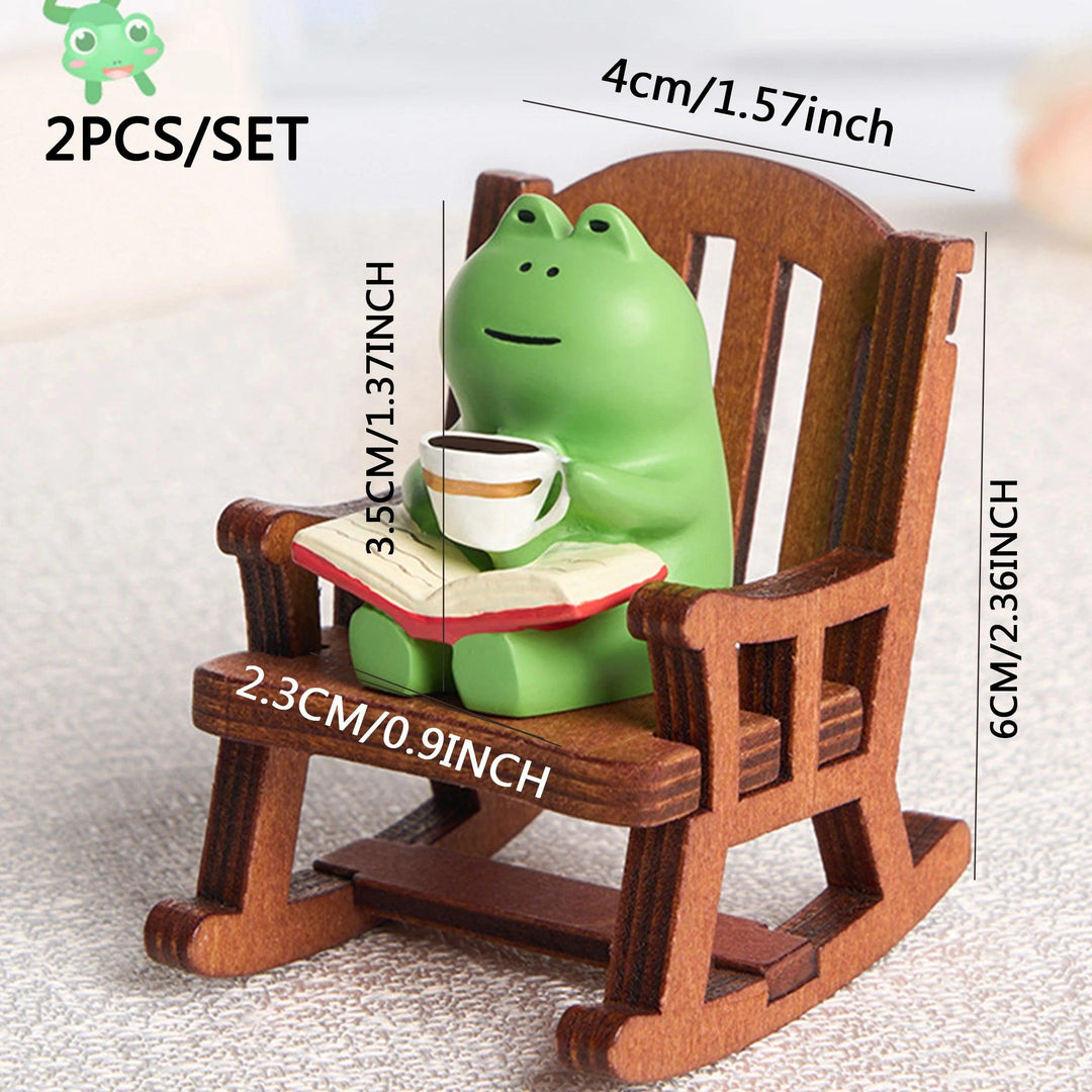 Cute Frog Desk Decoration
