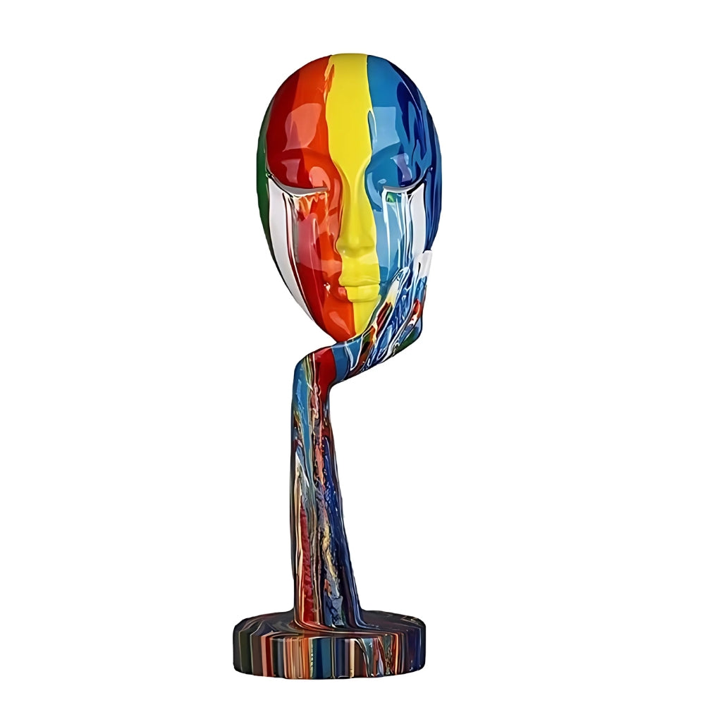 Colorful Abstract Face Image