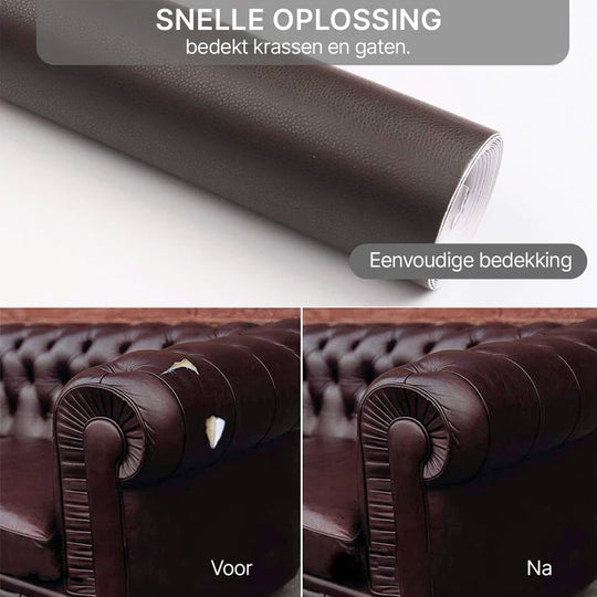 LeatherFix+ | Patch di riparazione in pelle PU autoadesiva