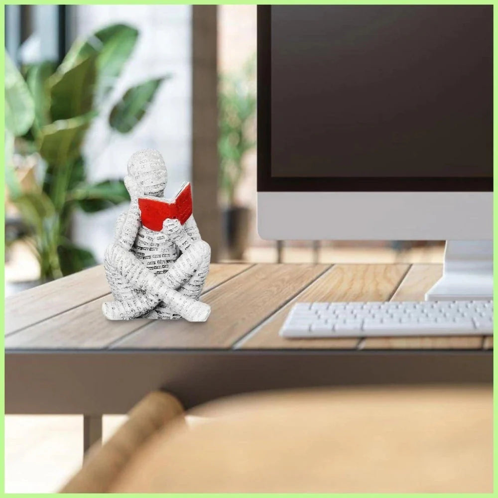 Mini Abstract Reader Figurine