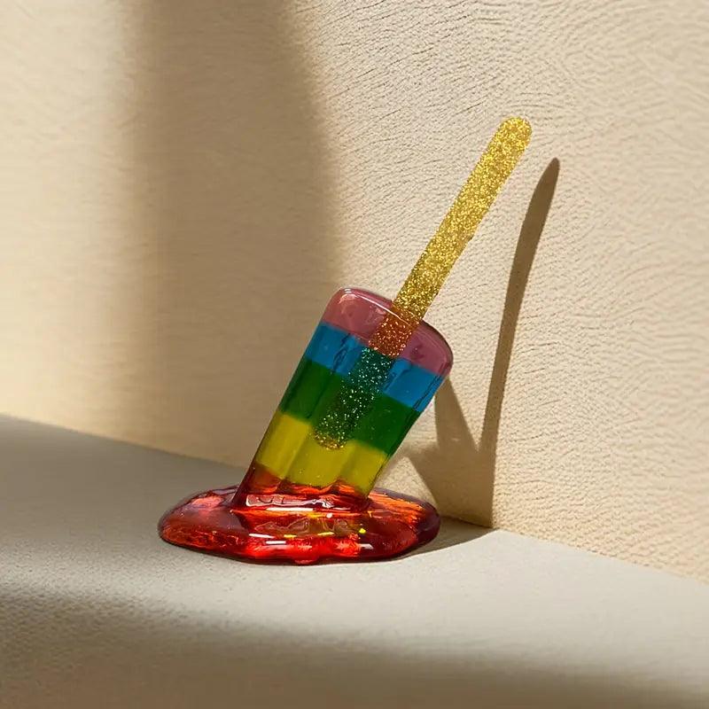 Ornamento in resina a gelato fuso