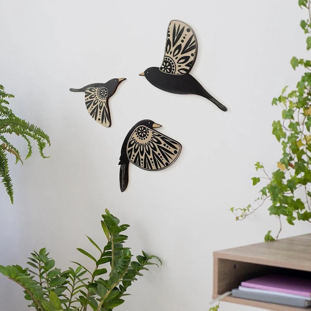 Décor d'oiseau gothique