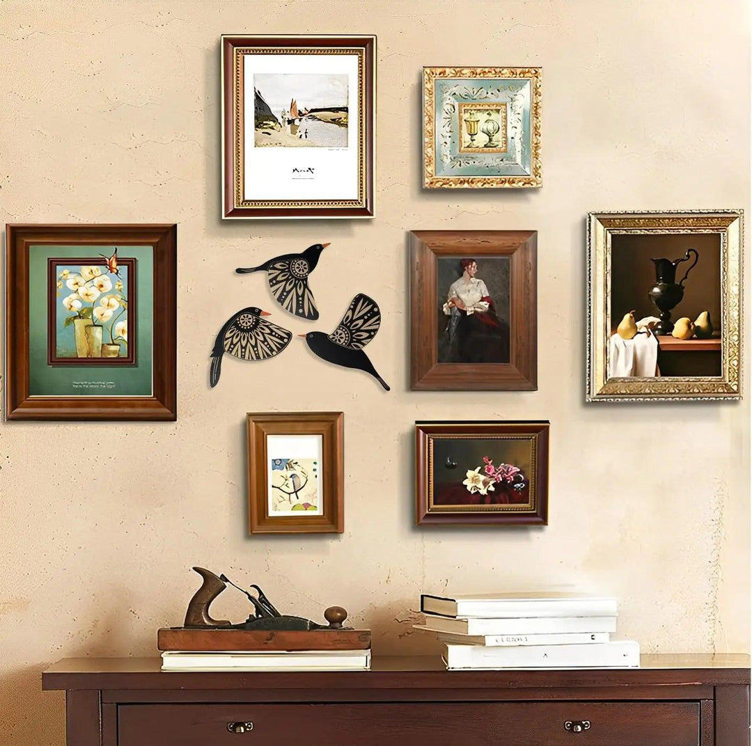 Décor d'oiseau gothique