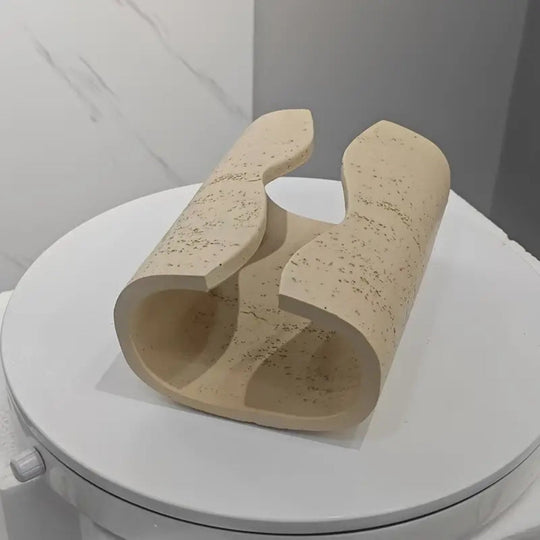 Modern Tissue Box Holder with Stone Texture