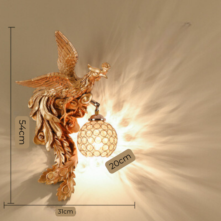 Draken & Feniks Wandlamp