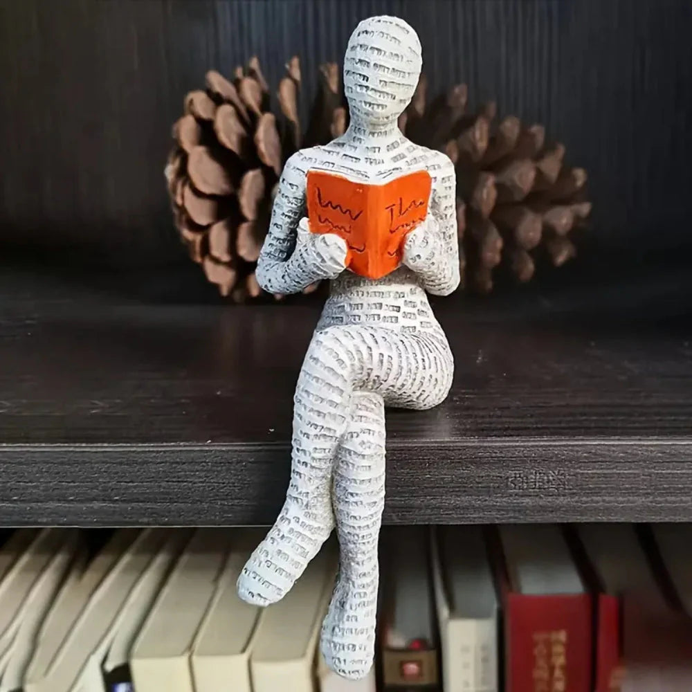 Mini Abstract Reader Figurine