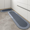 Sneldrogende badmat | Superabsorberende antislip vloermat voor de badkamer