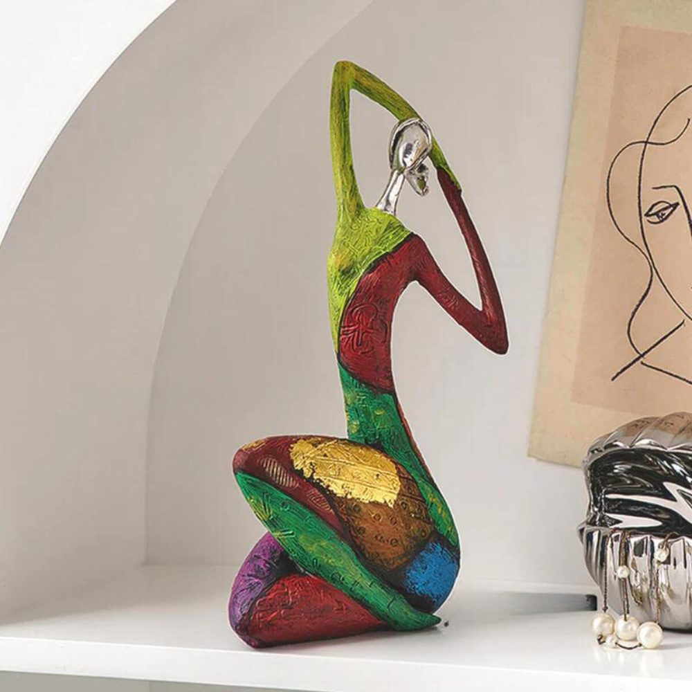Moderne astratte sculture africane da donna