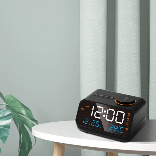 LED Digital Alarm Clock with FM radio