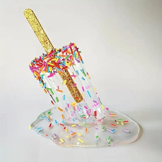 Ornamento in resina a gelato fuso