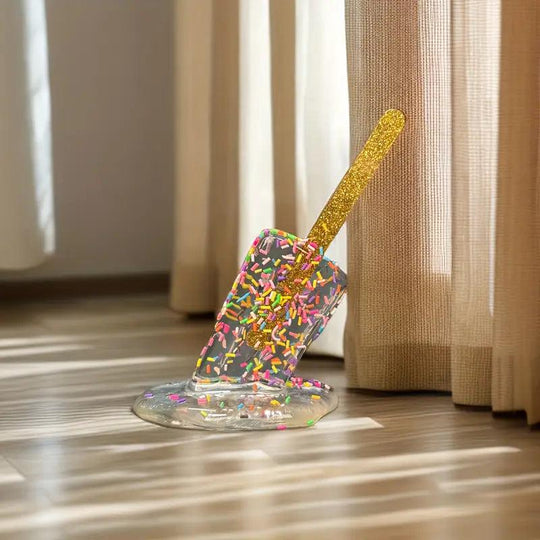 Ornamento in resina a gelato fuso