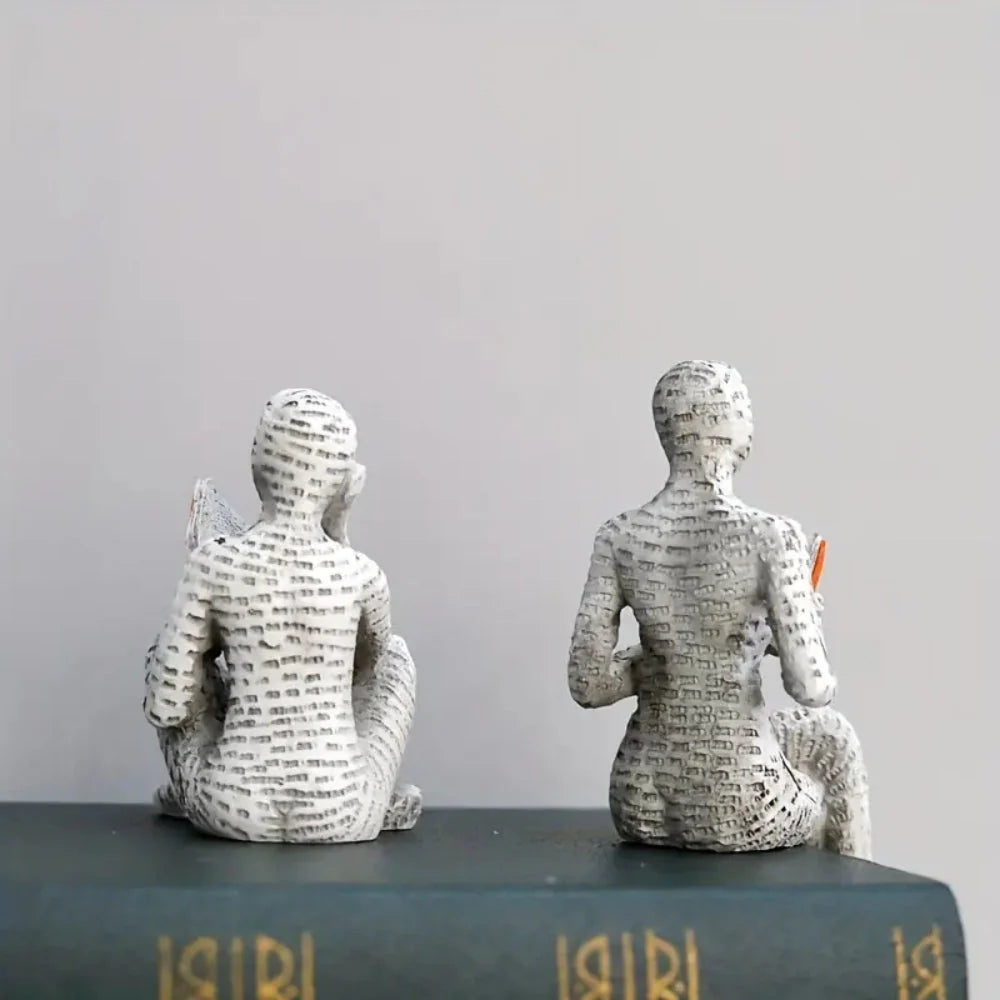 Mini Abstract Reader Figurine