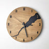 Wooden wall clock