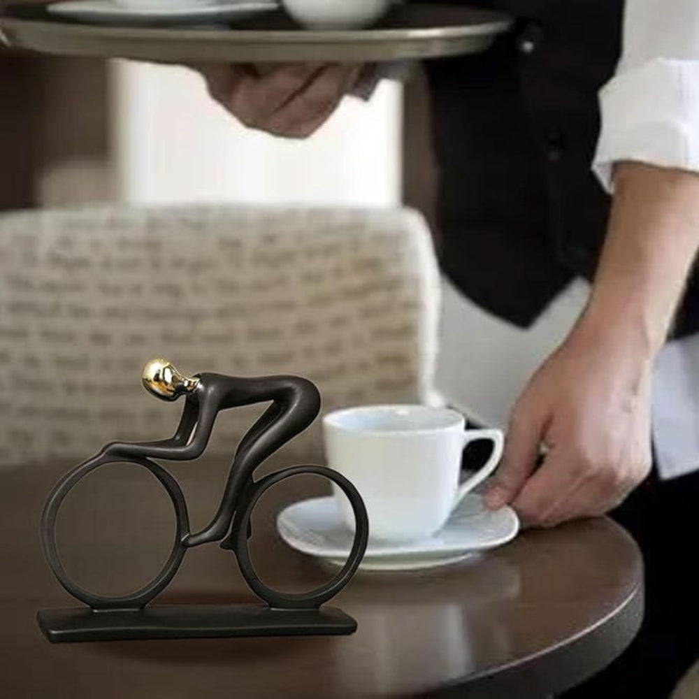 Ciclista moderno immagine