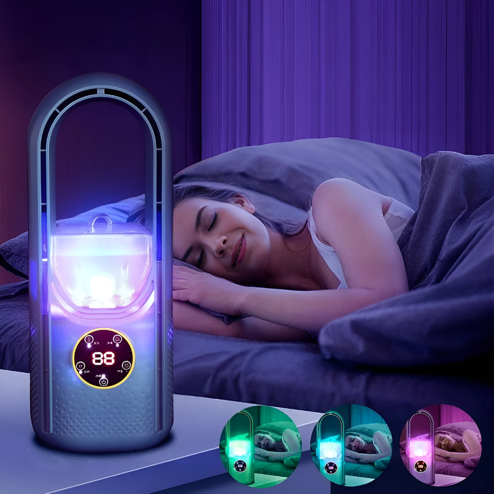 Silent portable air conditioner for home and office