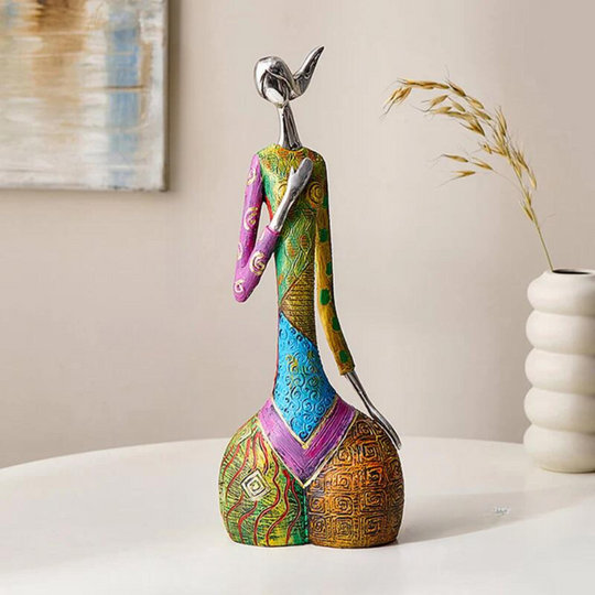 Moderne astratte sculture africane da donna