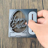 Elegant Zwart Acryl Paasdecor