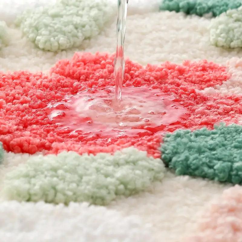 Moderno tappeto da pavimento in fiori di lusso e comfort