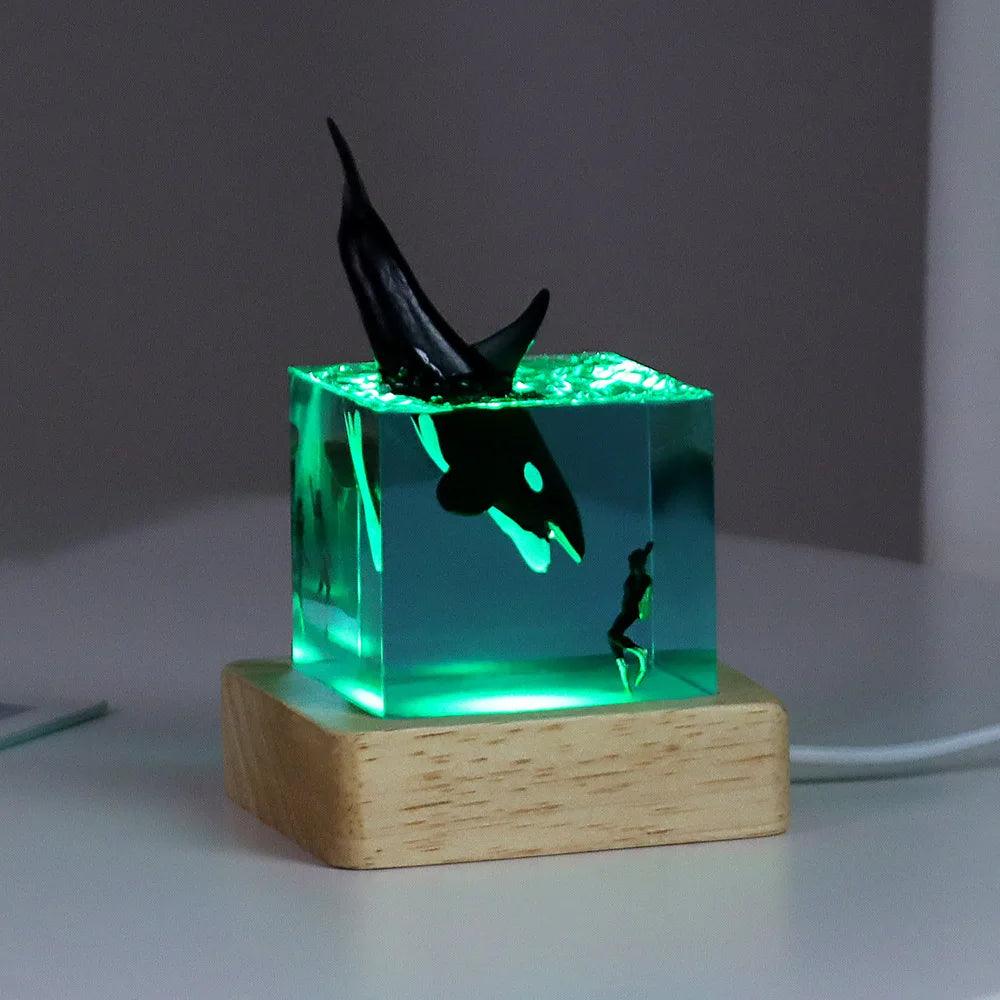 Lamp met 7 kleuren Zeewezens