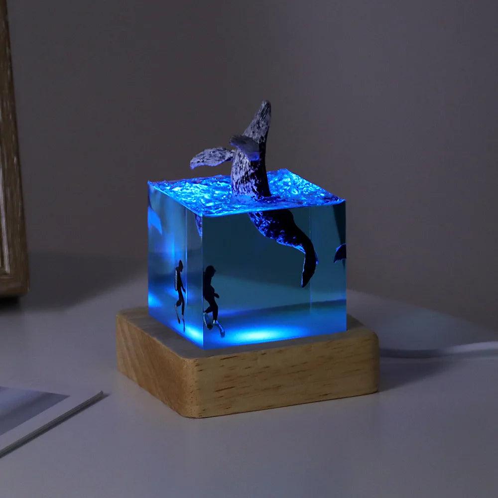Lamp met 7 kleuren Zeewezens
