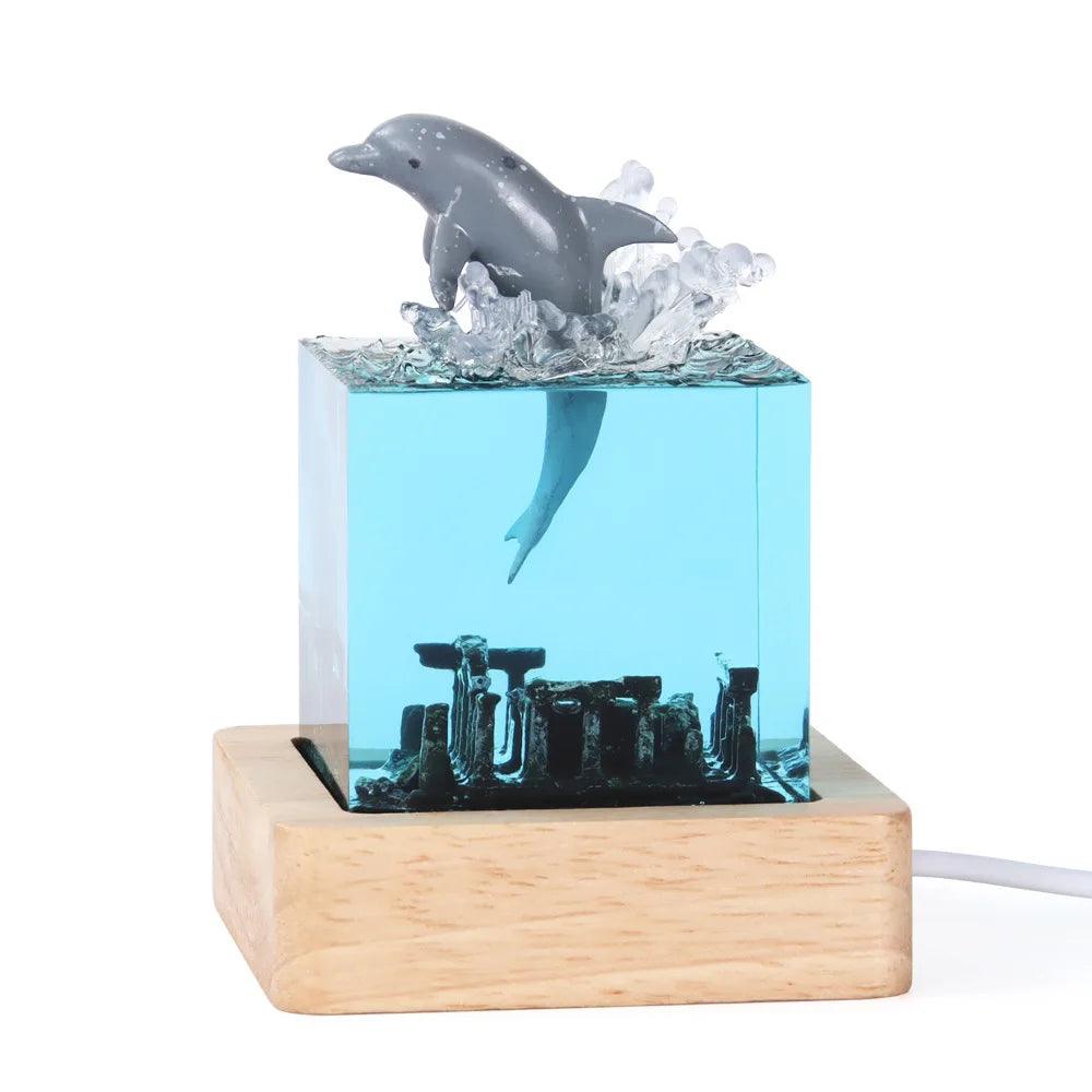 Lamp met 7 kleuren Zeewezens