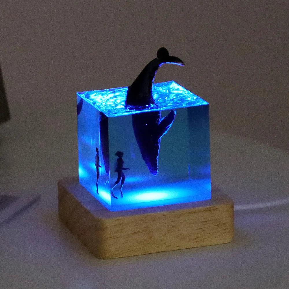 Lamp met 7 kleuren Zeewezens