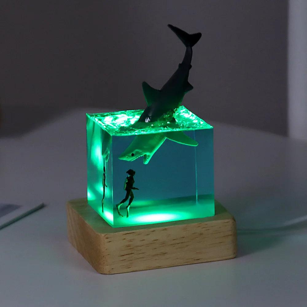 Lamp met 7 kleuren Zeewezens
