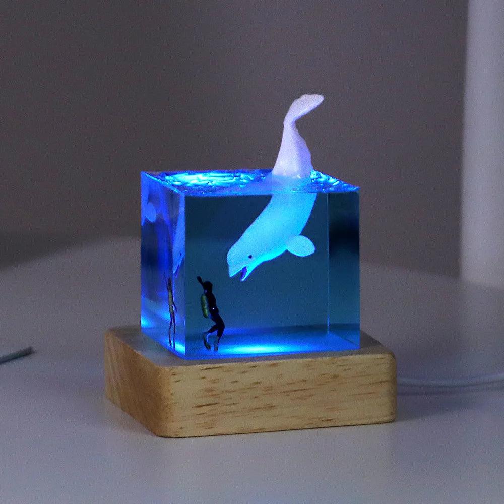 Lamp met 7 kleuren Zeewezens