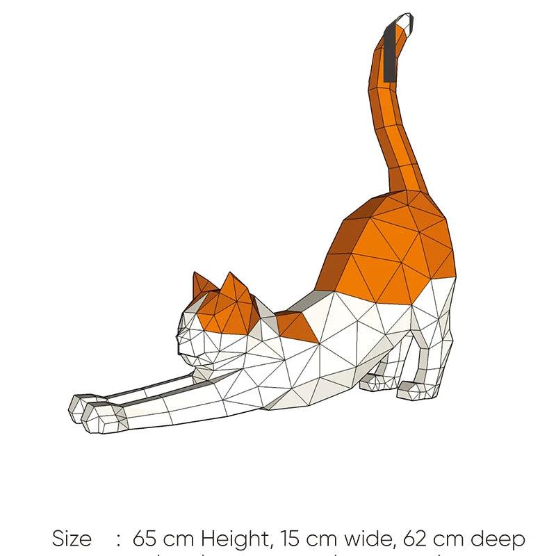 62cm Gatto Teso Lavoretto Creativo