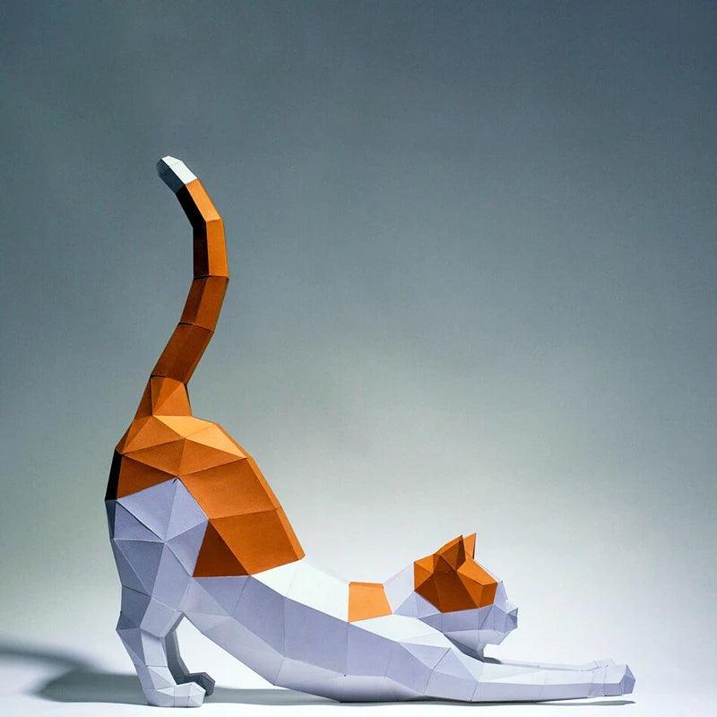 62cm Gatto Teso Lavoretto Creativo