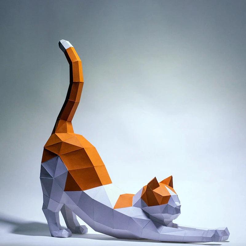 62cm Gatto Teso Lavoretto Creativo