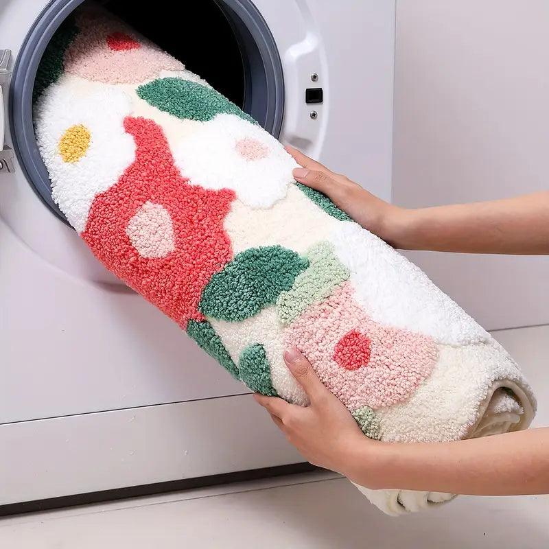 Moderno tappeto da pavimento in fiori di lusso e comfort