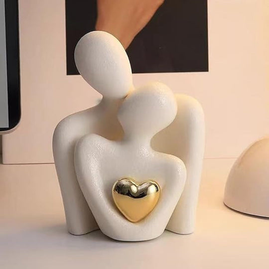 Coppia minimalista con immagine a cuore