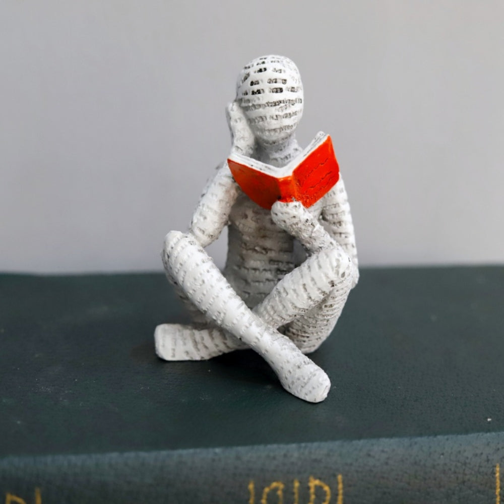 Mini Abstract Reader Figurine