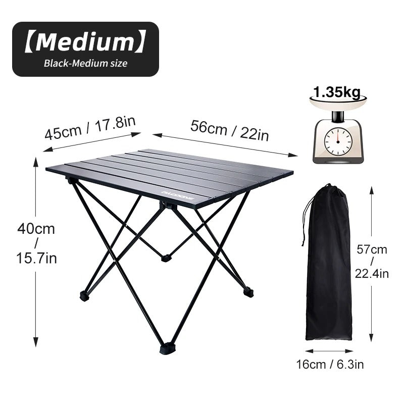 Aluminium Klaptafel