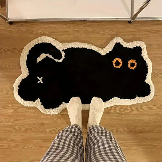 Amanti dei gatti Attenzione! Accogliente Tappeto in Finto Cashmere