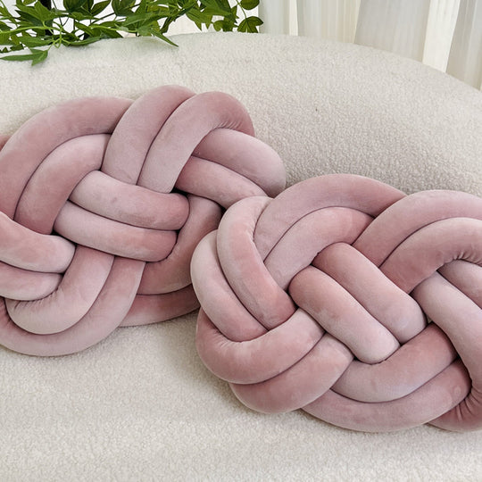 Set of 2 Decorative Plush Cushions