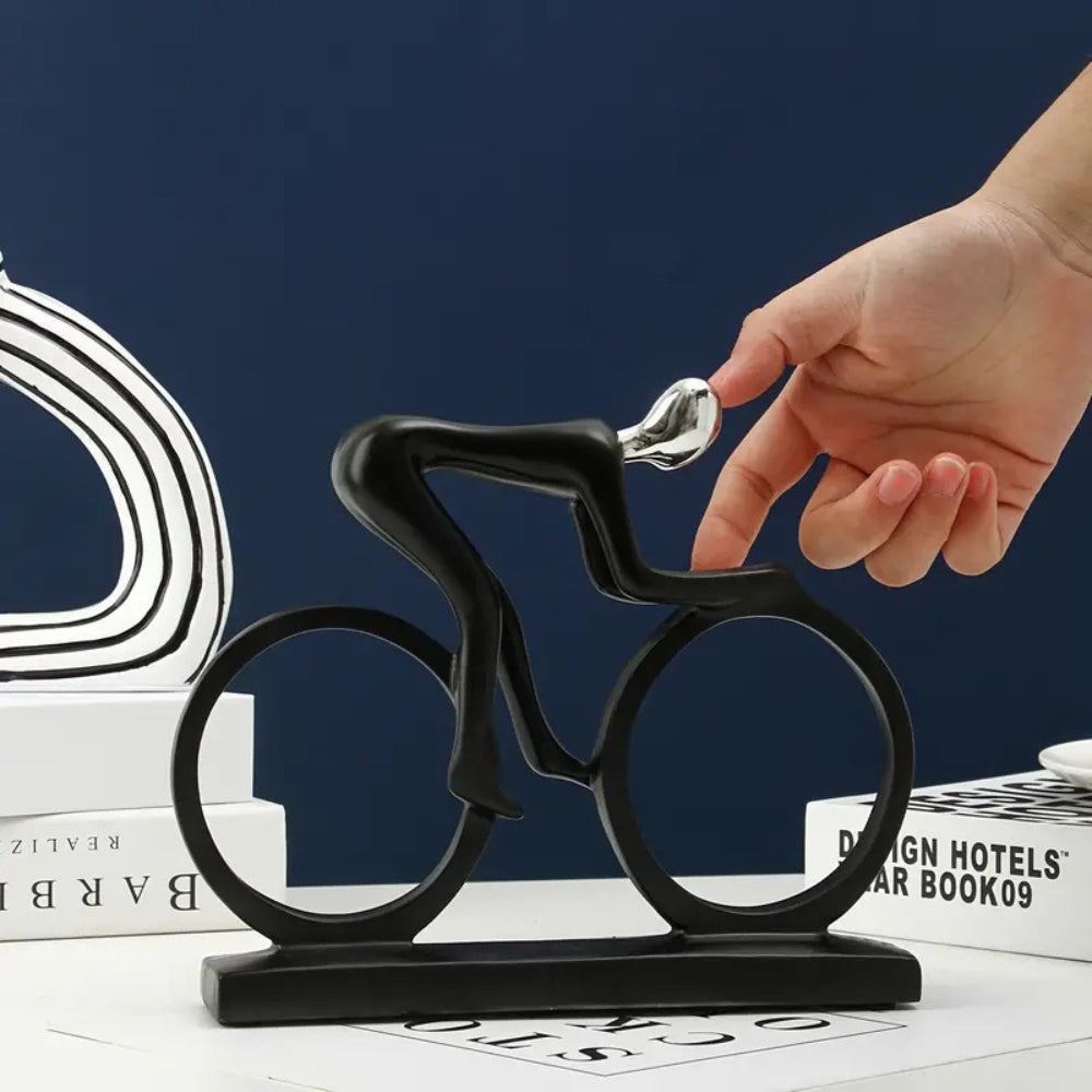 Ciclista moderno immagine