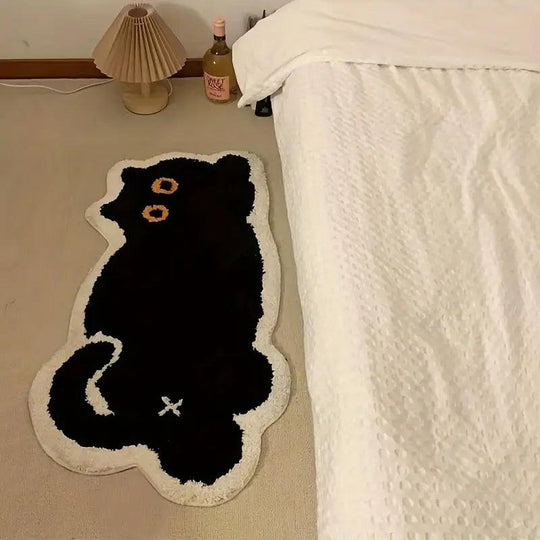 Amanti dei gatti Attenzione! Accogliente Tappeto in Finto Cashmere