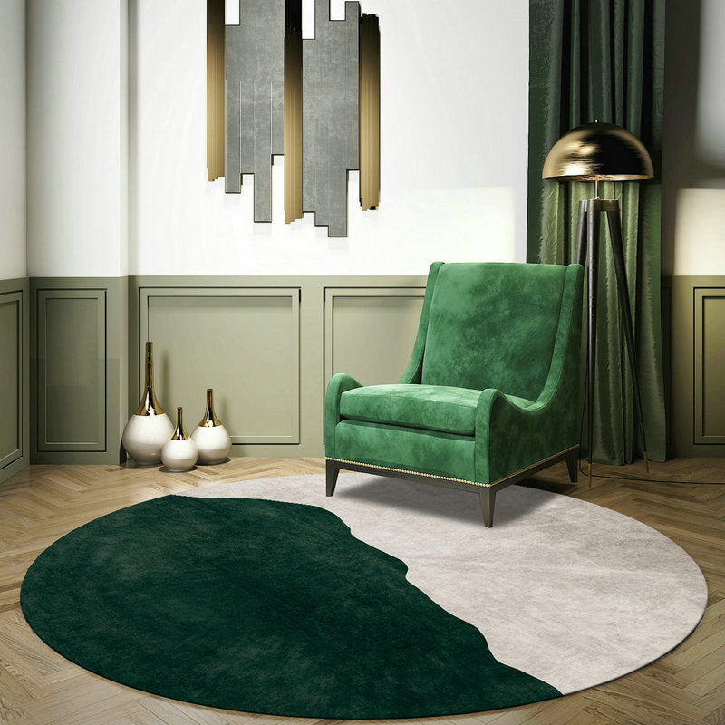 Round Rug | Non-slip Carpet for Living Room Decoration