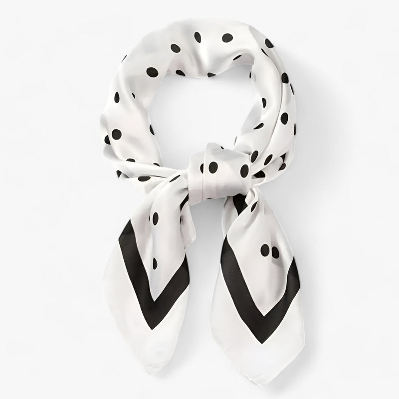 Satin Look Square Scarf for Women | Patterned Neckwear