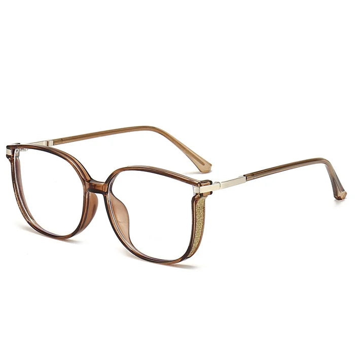 Large Frame Reading Glasses for Women | Metal Detail Fashion Glasses