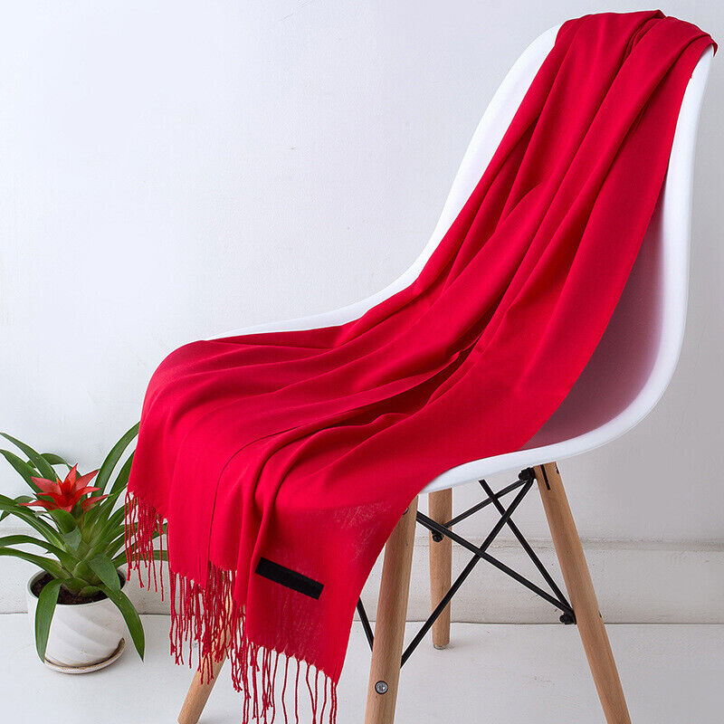 Lange Sjaal | Oversized Wikkel met Franjes